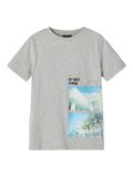 Name it PRINTET T-SHIRT, Light Grey Melange, highres - 13190904_LightGreyMelange_001.jpg