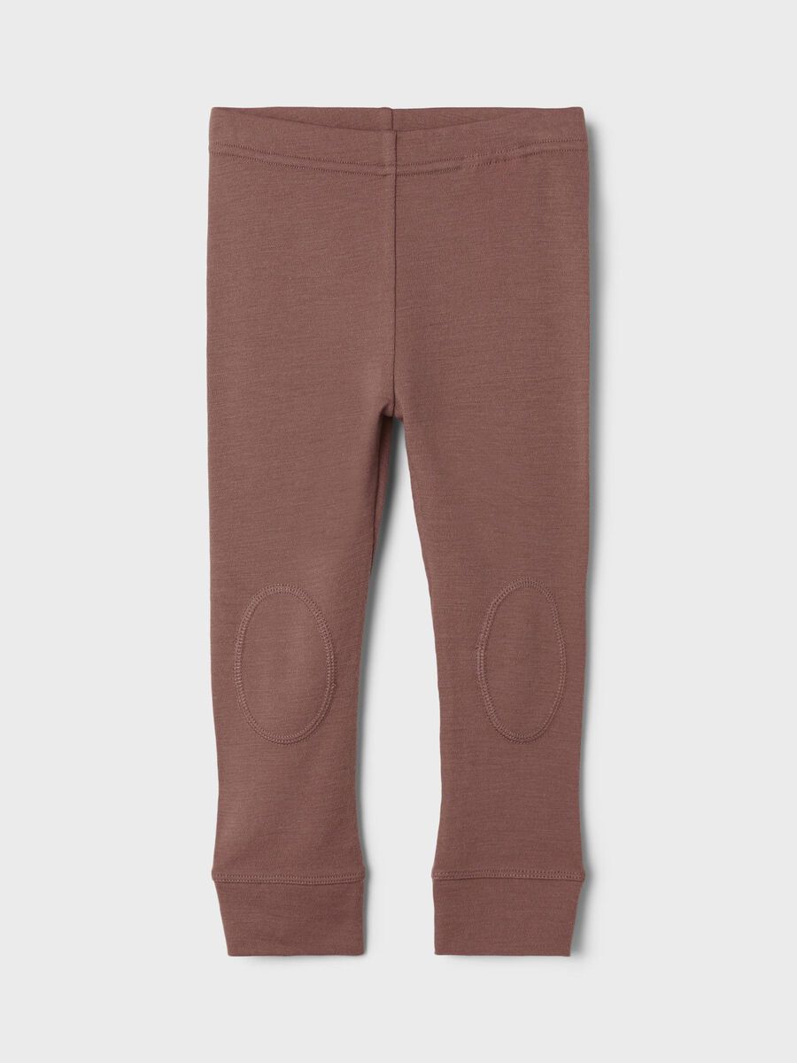 name it MERINO WOOL LEGGINGS, Cognac, highres - 13199382_Cognac_003.jpg