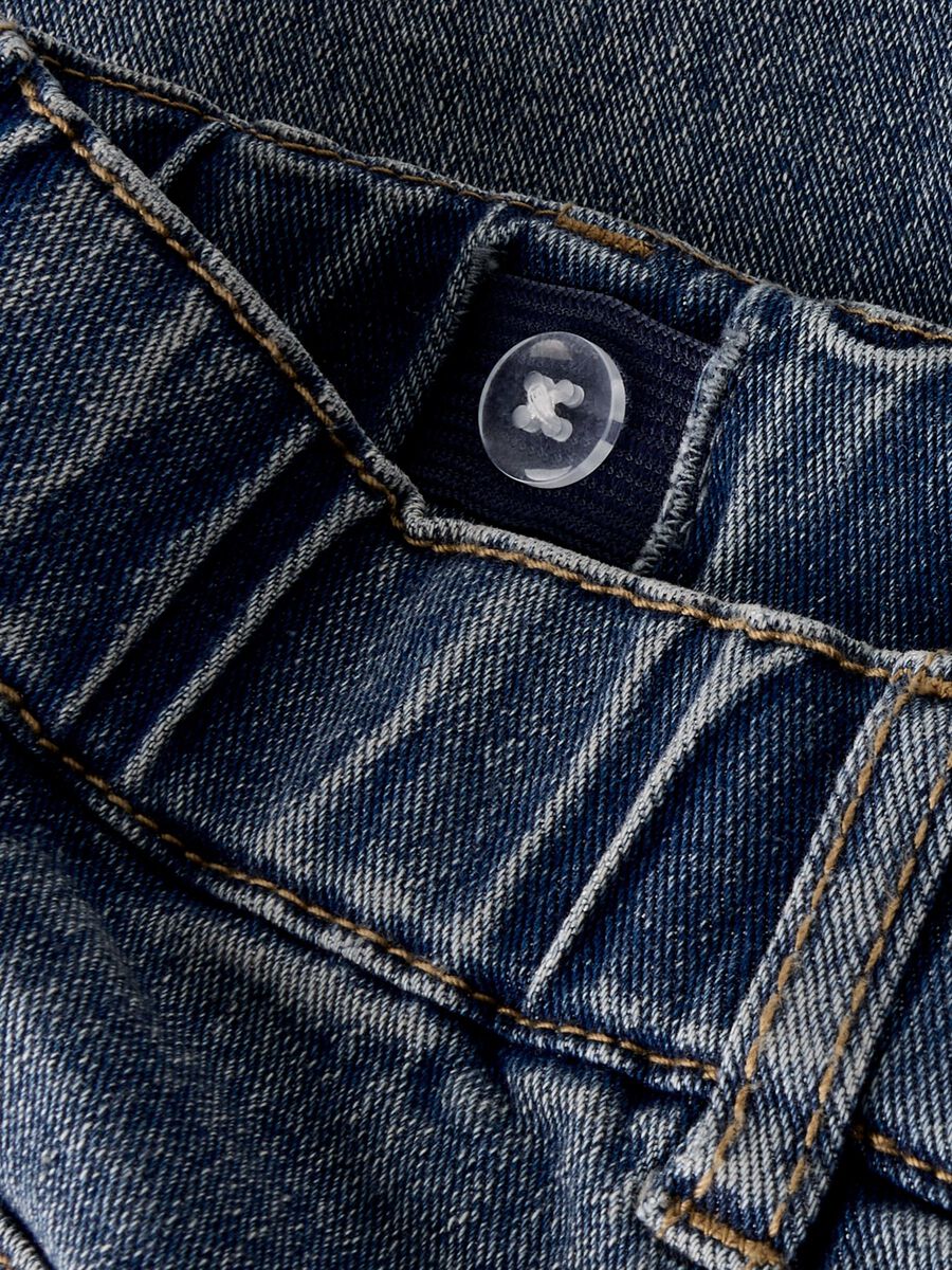 Carousel image 5 COUPE AJUST&Eacute;E JEAN, Medium Blue Denim