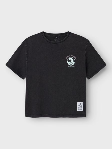 name it REGULAR FIT T-SHIRT, Black, highres - 13242835_Black_003.jpg