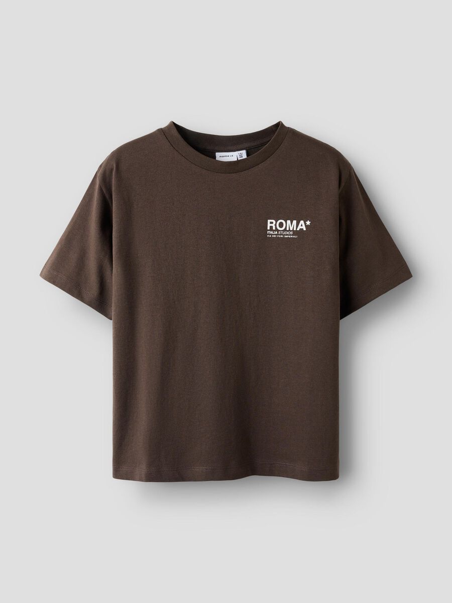 name it ALGODÓN ORGÁNICO CAMISETA, Chocolate Brown, highres - 13249860_ChocolateBrown_003.jpg