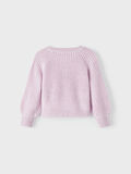 Name it BALLOON SLEEVED KNITTED CARDIGAN, Orchid Petal, highres - 13209978_OrchidPetal_002.jpg