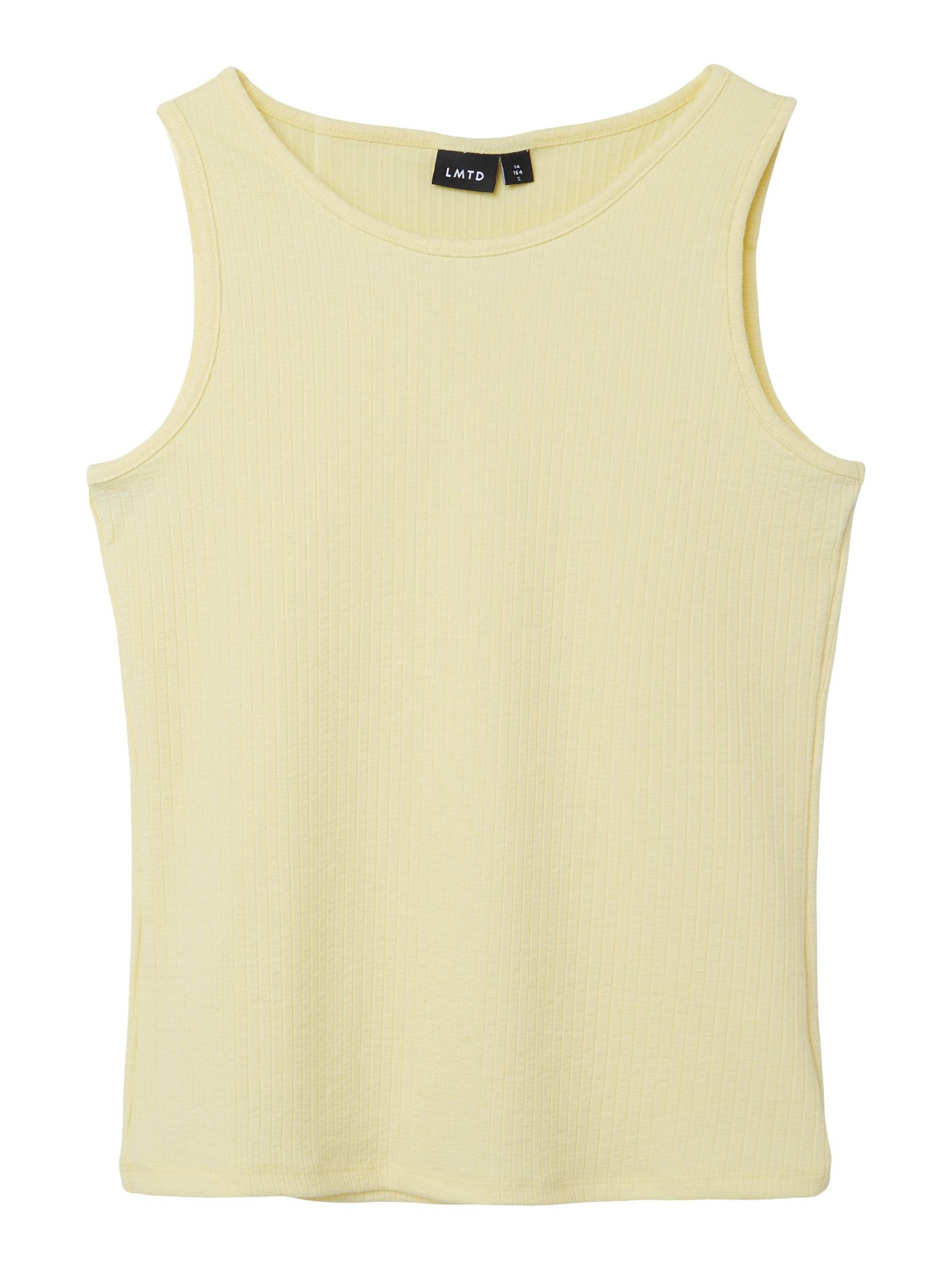 Light yellow tank top top
