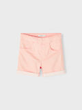 Name it HIGH WAIST COTTON TWILL SHORTS, Apricot Blush, highres - 13187401_ApricotBlush_003.jpg