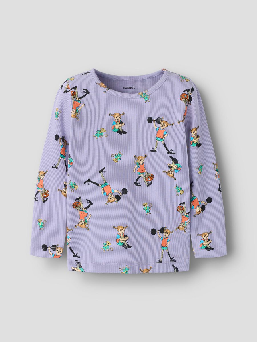 Product carousel image 1 PIPPI LONGSTOCKING TOP, Heirloom Lilac