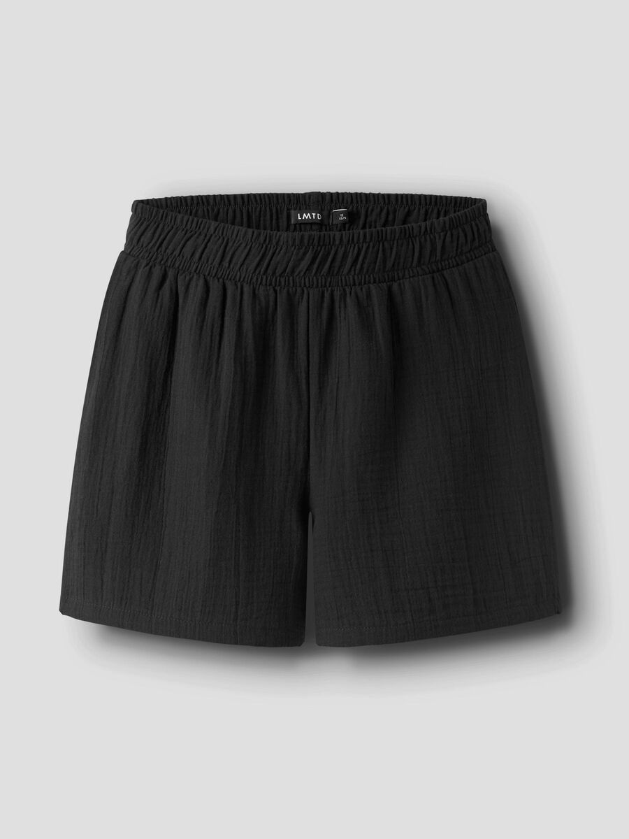 name it RELAXED FIT SHORTS, Black, highres - 13234287_Black_003.jpg