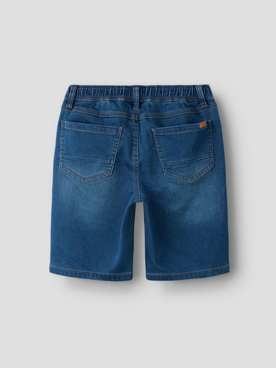 Carousel image - REGULAR FIT SHORTS, Dark Blue Denim | 4