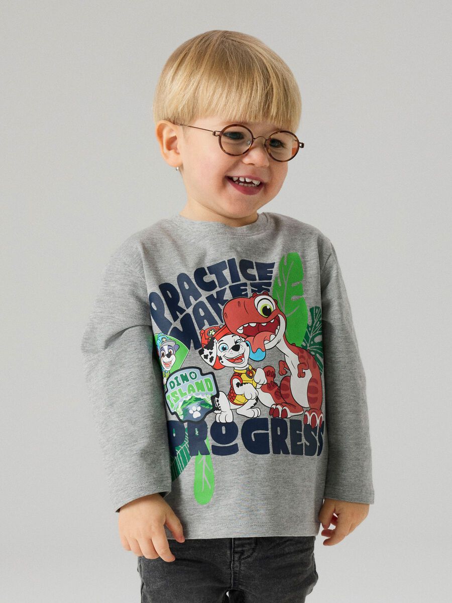 Carousel image 2 PAW PATROL T-SHIRT, Grey Melange