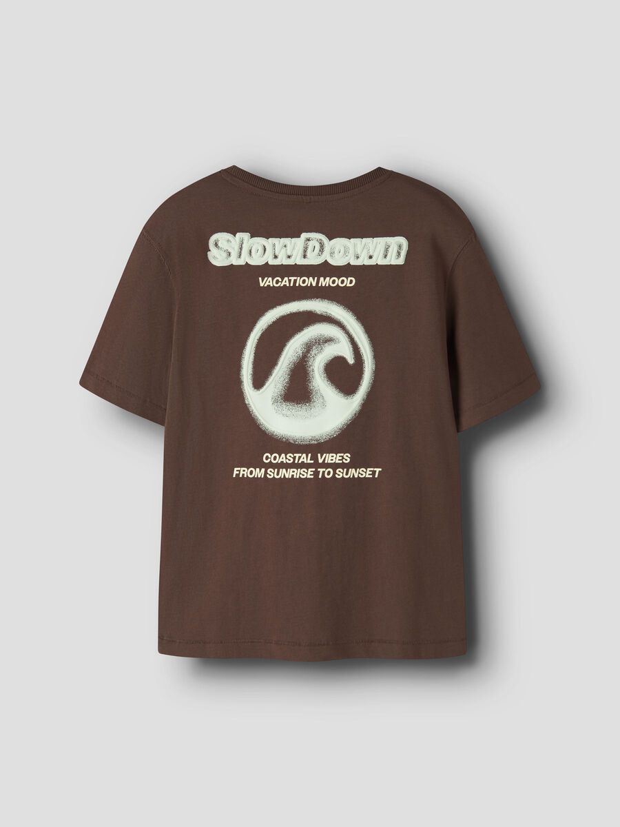 Product carousel image - BIOLOGISCH KATOEN T-SHIRT, Chestnut | 2