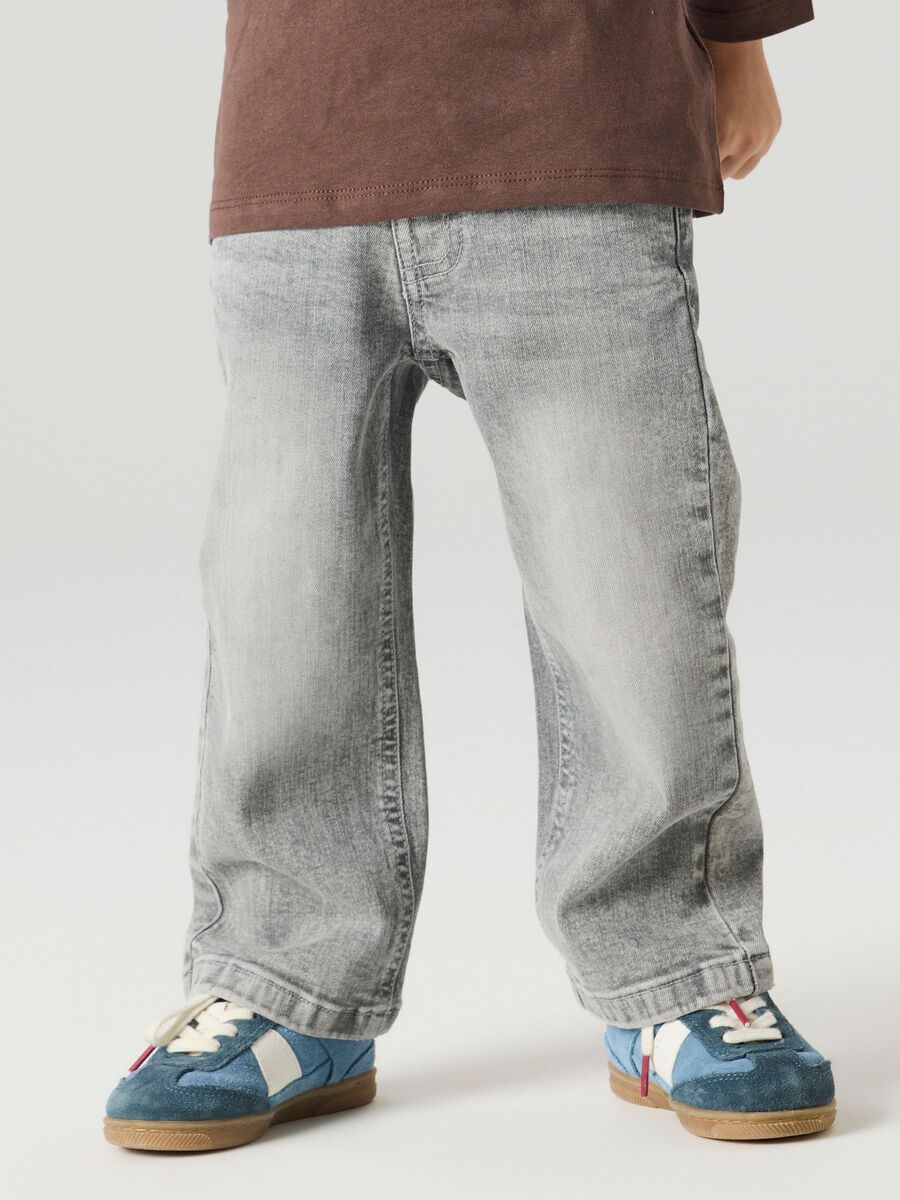 Product carousel image 2 STRAIGHT FIT JEANS, Medium Grey Denim
