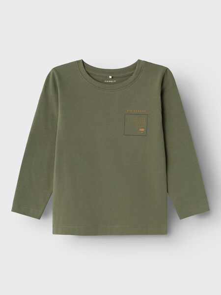 Name it REGULAR FIT LONG SLEEVED TOP, Dusty Olive, highres - 13233157_DustyOlive_003.jpg