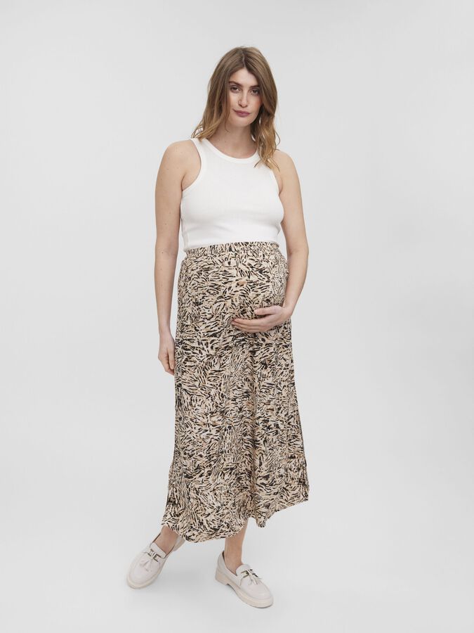 women's plus size maxi skirts maternity