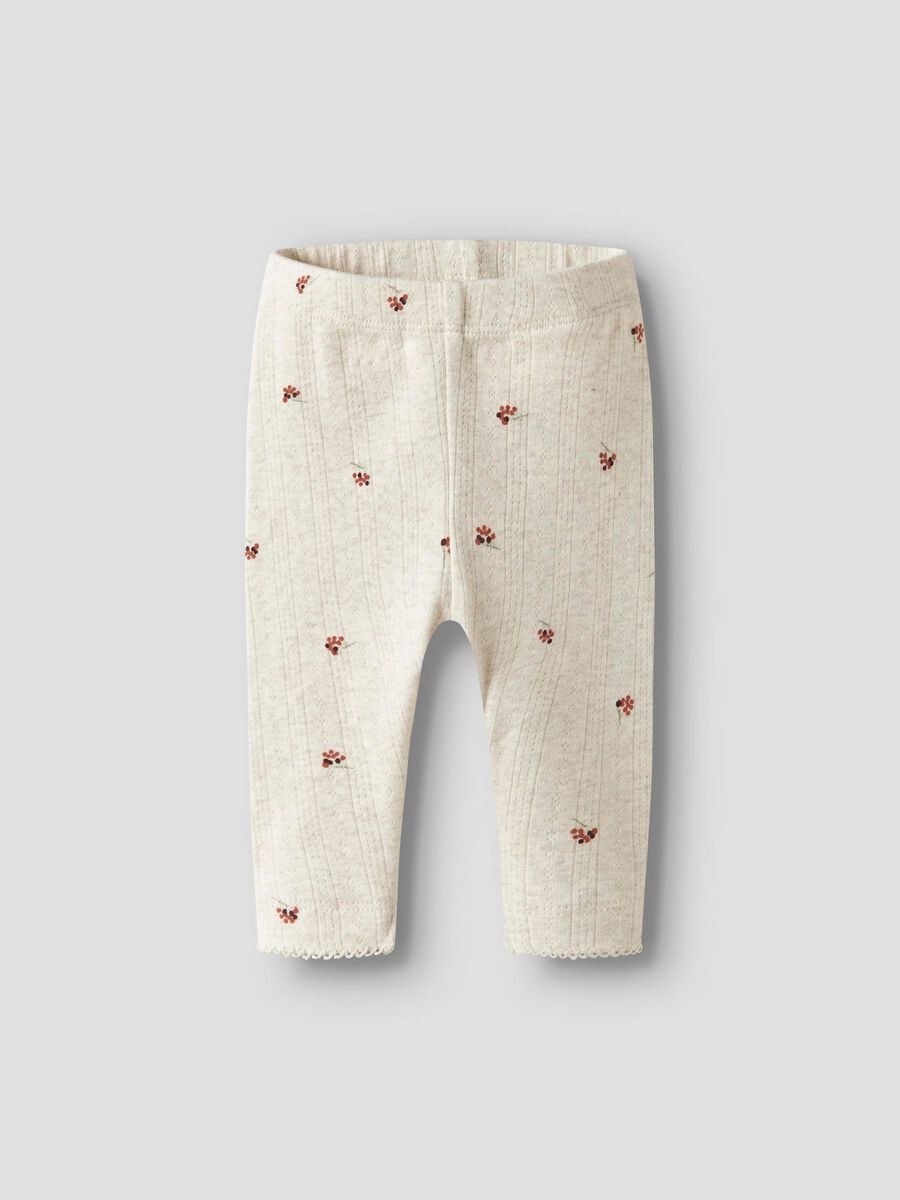 Product carousel image - ORGANIC COTTON LEGGINGS, Peyote Melange | 1