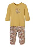 Name it FLORAL PRINT T-SHIRT AND TROUSERS, Ochre, highres - 13192611_Ochre_001.jpg