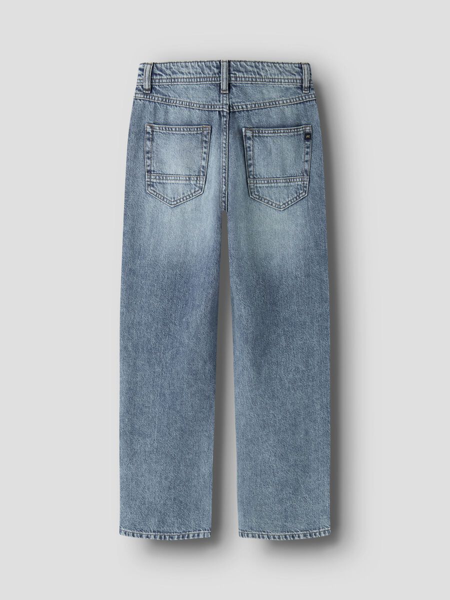 Carousel image - STRAIGHT LEG JEANS, Vintage Medium Blue Denim | 4