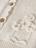 Product image thumbnail - REGULAR FIT KNITTED CARDIGAN, Coconut Milk | 5