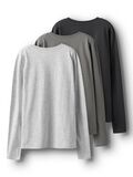 Product image thumbnail 4 3 PACK LONG SLEEVED T-SHIRT, Asphalt