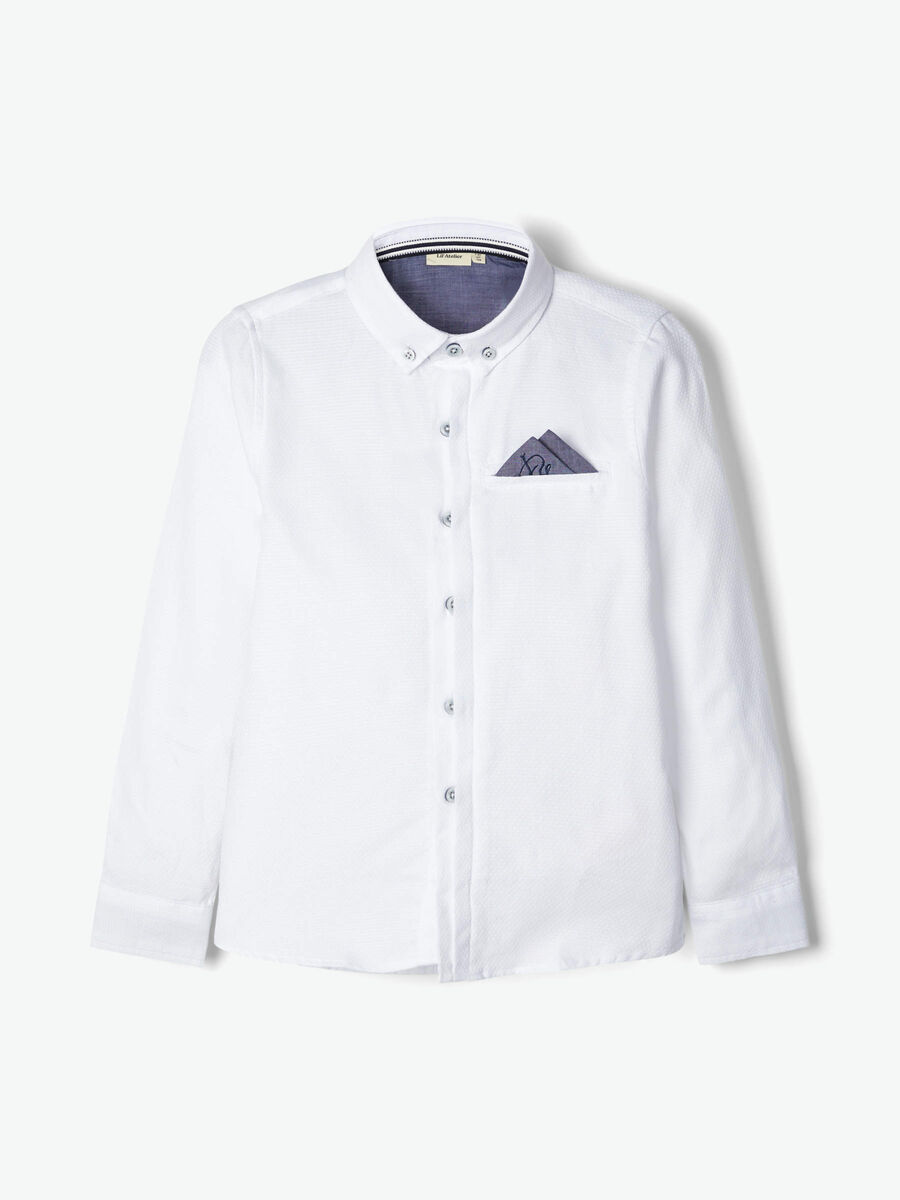 Name it DE ALGODÓN CAMISA, Bright White, highres - 13172107_BrightWhite_003.jpg