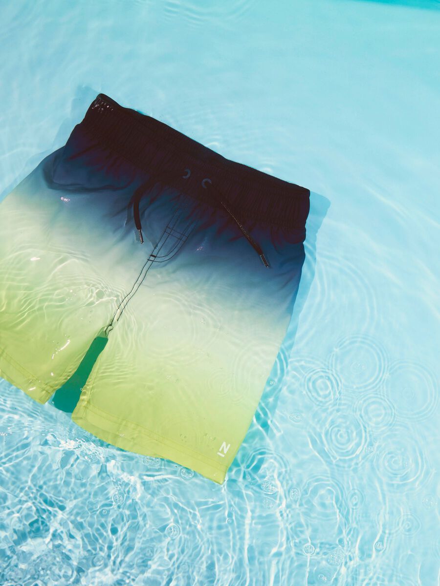 Product carousel image - PRINTED SWIM SHORTS, Acid Lime | 1