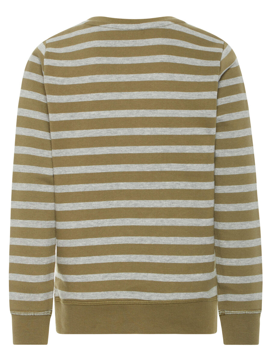 Name it STRIPED COTTON SWEATSHIRT, Burnt Olive, highres - 13156975_BurntOlive_002.jpg