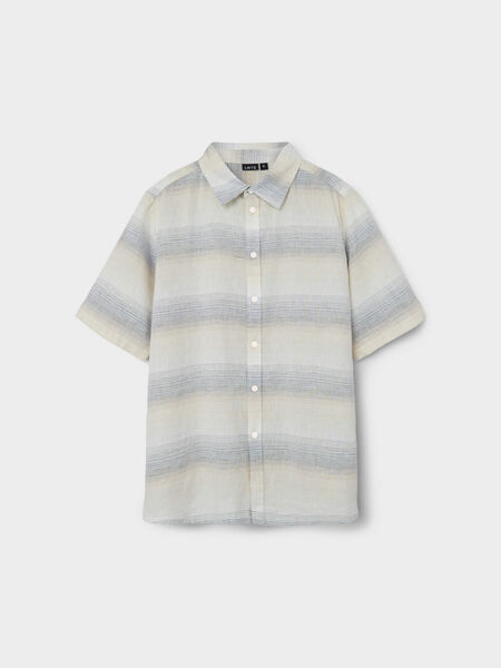 Name it LINEN MIX SHORT SLEEVED SHIRT, Peyote, highres - 13218311_Peyote_1030525_003.jpg