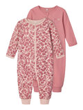 Name it 2-PACK ZIP NIGHTSUIT, Dusty Rose, highres - 13182198_DustyRose_001.jpg