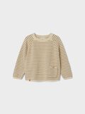 Name it STRIPED KNITTED PULLOVER, Wood Ash, highres - 13227597_WoodAsh_003.jpg