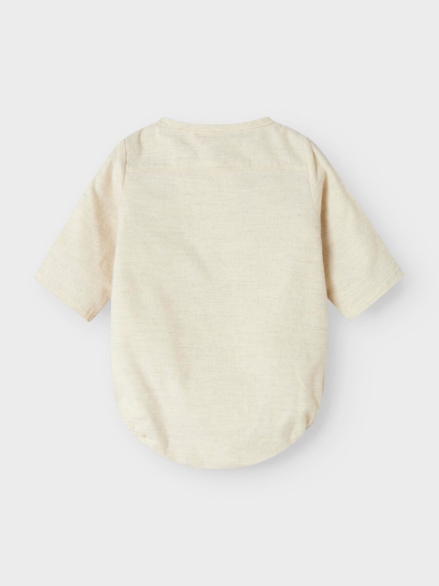 Product carousel image - SHIRT ROMPER, Turtledove | 2