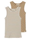 Name it 2-PACK TANK TOP, Travertine, highres - 13204444_Travertine_001.jpg