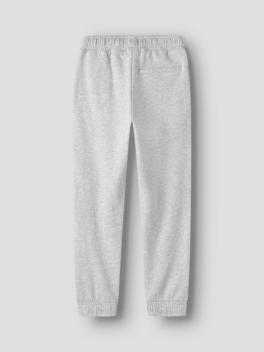 Carousel image 4 ORGANIC COTTON SWEATPANTS, Light Grey Melange