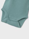 Product image thumbnail - LONG SLEEVED ROMPER, Mineral Blue | 3