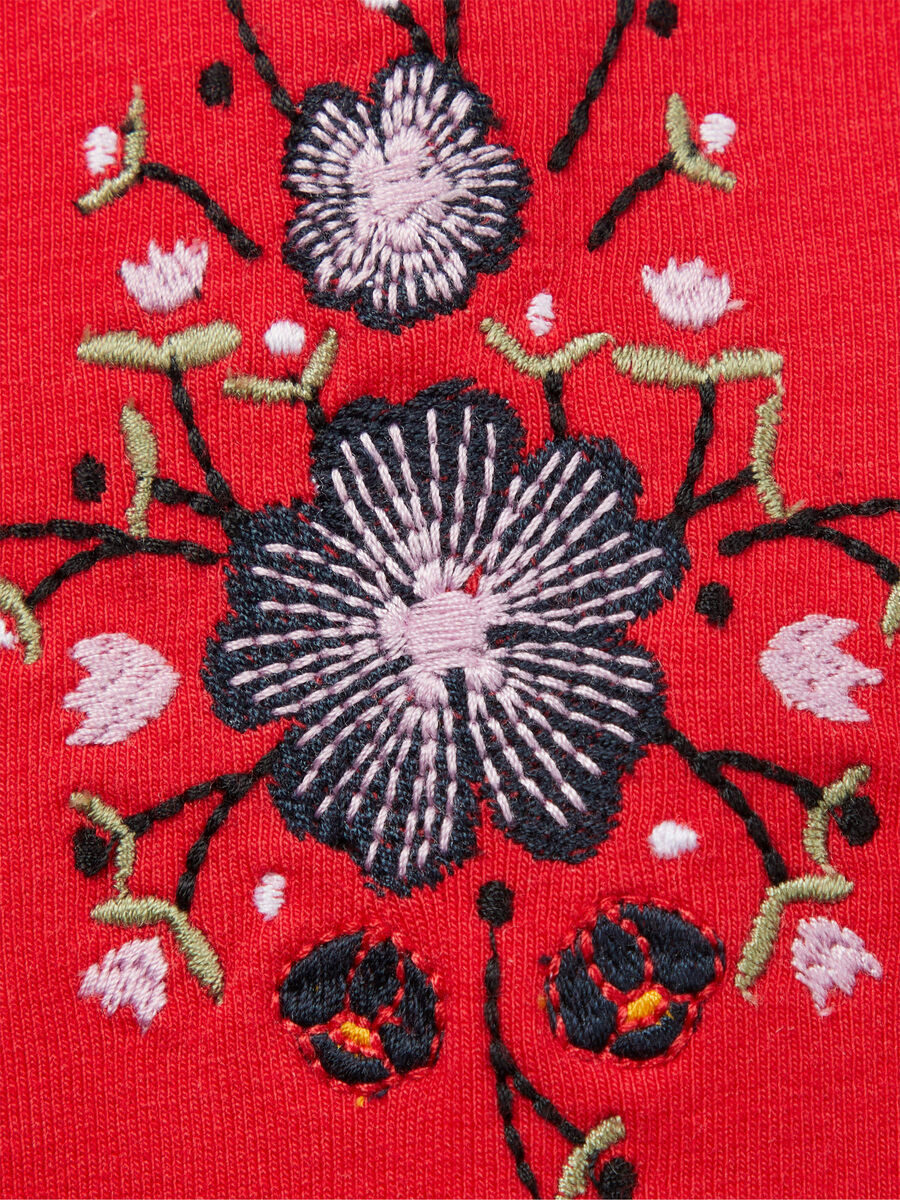 Name it BLOMSTERBRODERAD SWEATKOFTA, True Red, highres - 13155355_TrueRed_007.jpg