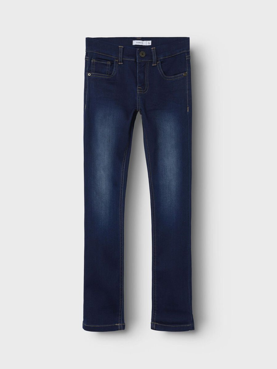 Name it X SLIM FIT STRETCH JEANS, Dark Blue Denim, highres - 13209038_DarkBlueDenim_003.jpg