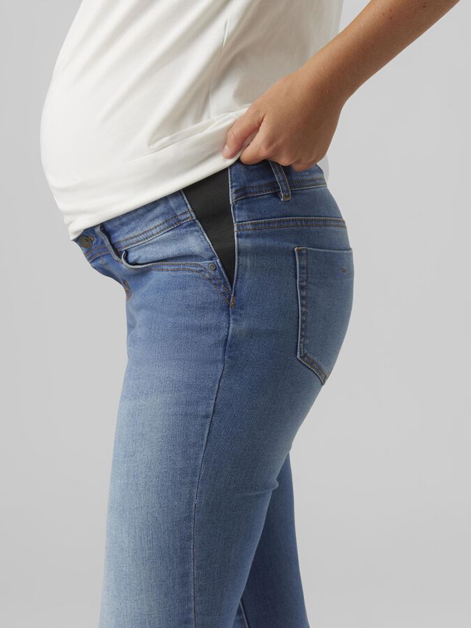 Mlevans slim jeans w. elastic maternity jeans fit slim