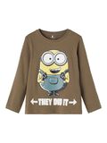 name it MINIONS-PRINT T-SHIRT MET LANGE MOUWEN, Stone Gray, highres - 13191894_StoneGray_001.jpg