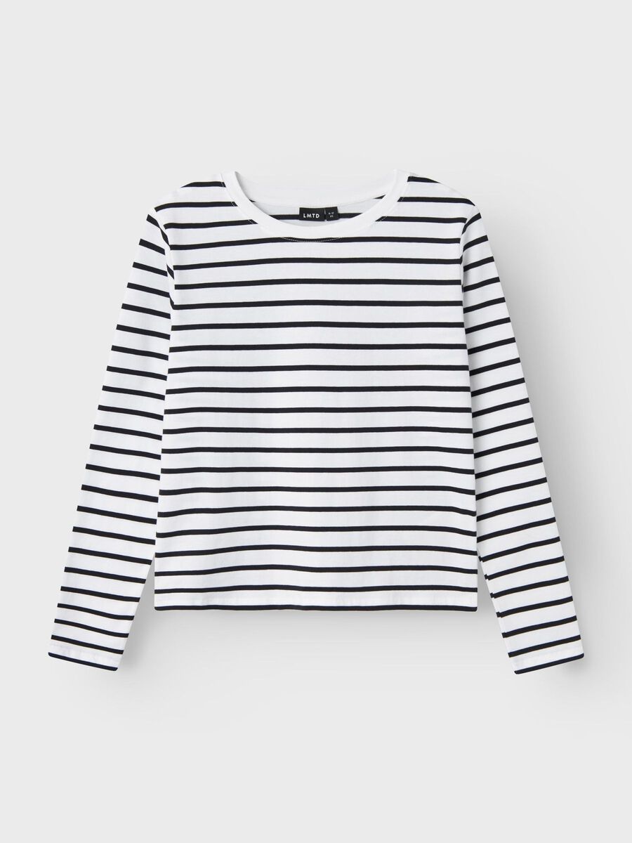 Name it STRIPED LONG SLEEVED TOP, Black, highres - 13231944_Black_1118220_003.jpg