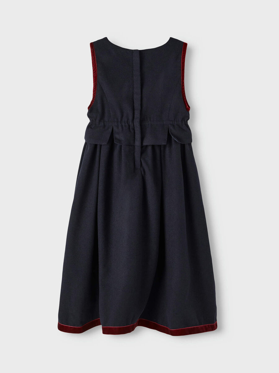 Carousel image 4 EMBROIDED DRESS, Dark Sapphire