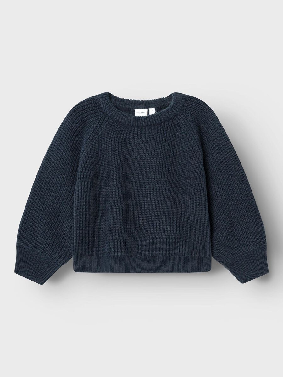 name it LONG SLEEVED KNITTED PULLOVER, Dark Sapphire, highres - 13223253_DarkSapphire_003.jpg
