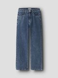 Product image thumbnail - HIGH WAISTED REGULAR FIT JEANS, Dark Blue Denim | 1