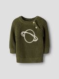 Product image thumbnail 1 LONG SLEEVED KNITTED TOP, Winter Moss
