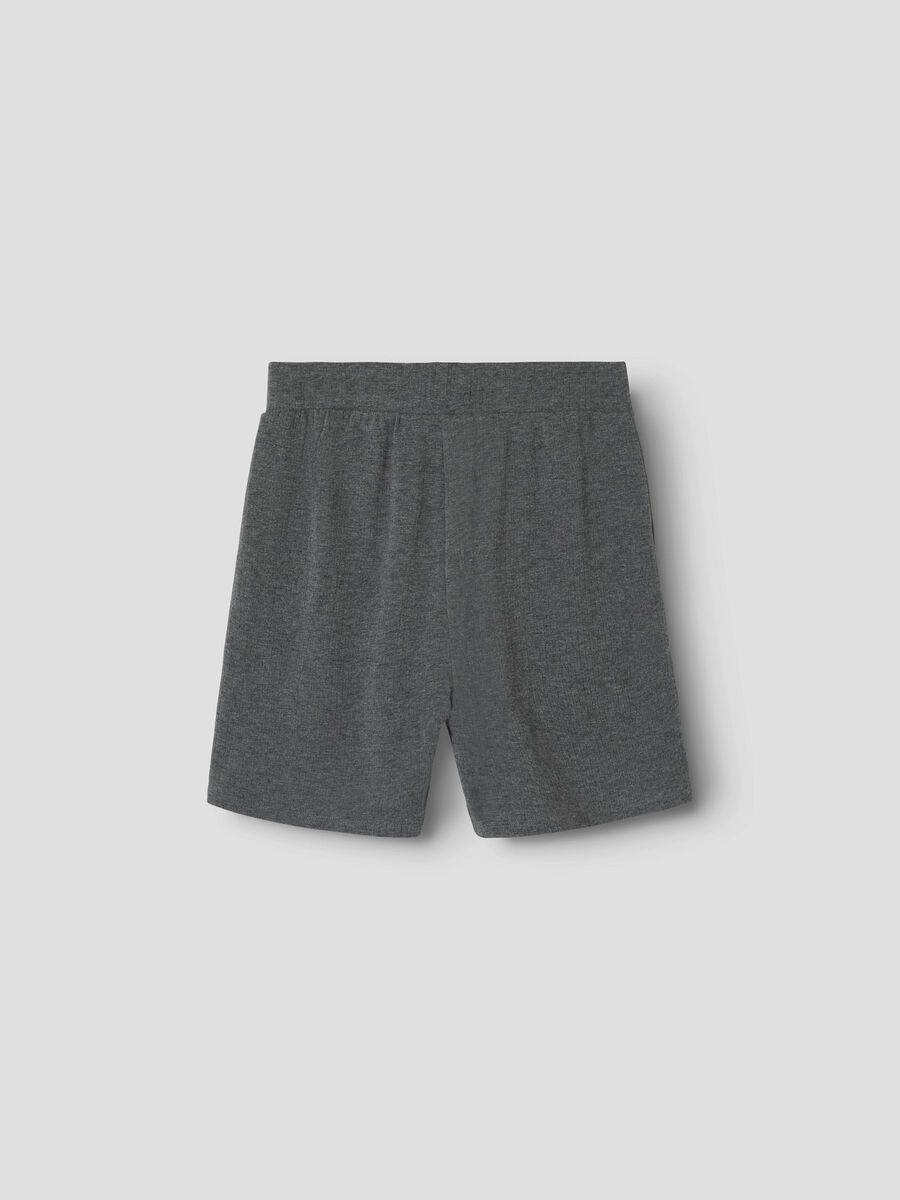 Carousel image - RELAXED FIT SHORTS, Dark Grey Melange | 2