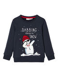 Name it CHRISTMAS PRINT SWEATSHIRT, Dark Sapphire, highres - 13171177_DarkSapphire_001.jpg