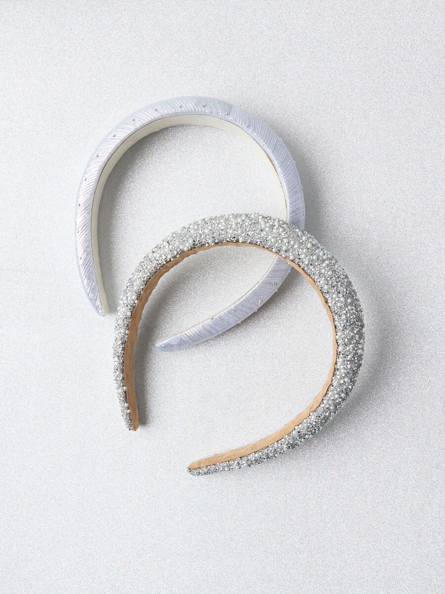 Product carousel image - GLITTER HAIR BAND, Silver | 1