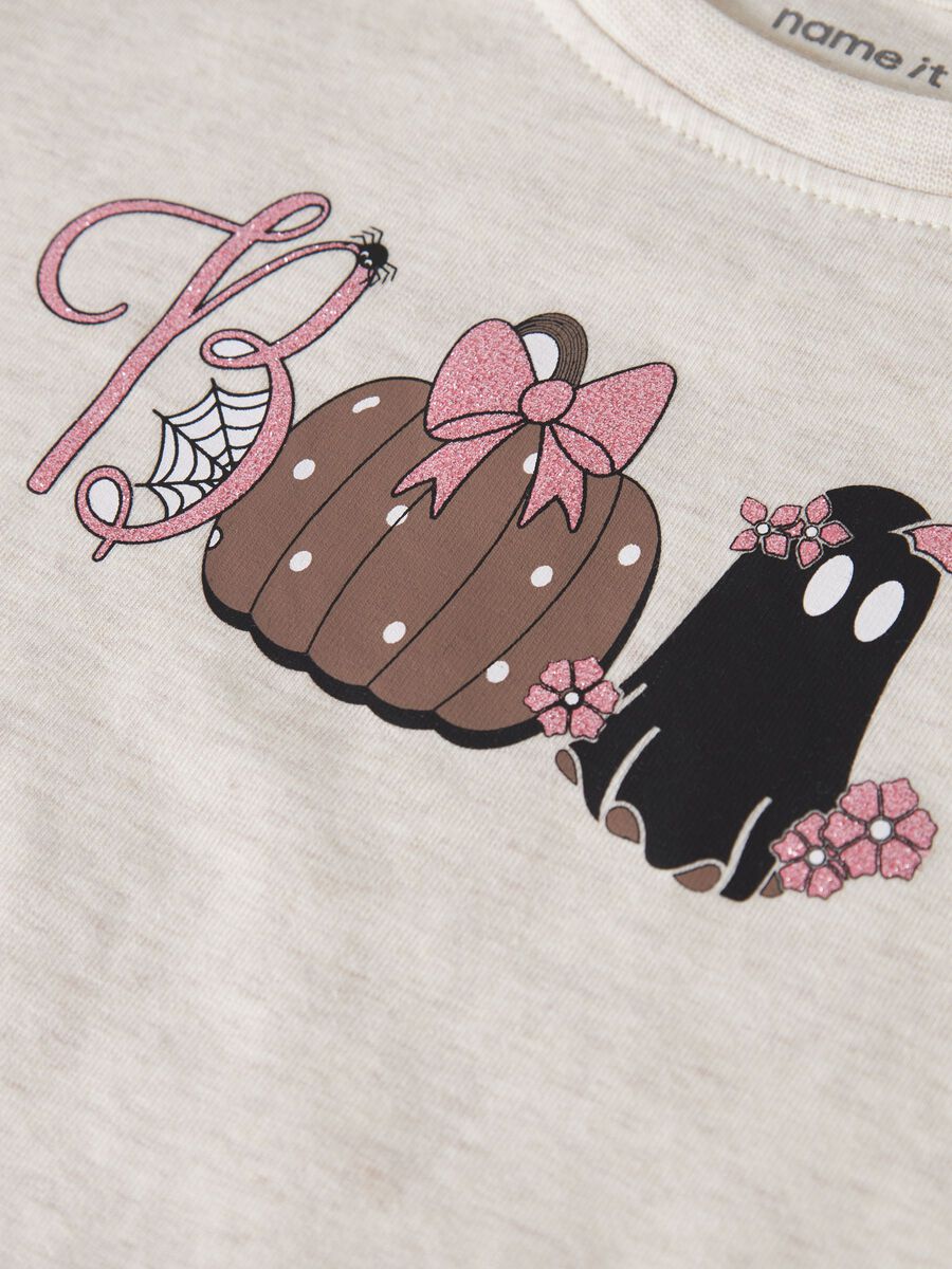 Carousel image 3 ORGANIC COTTON LONG SLEEVED TOP, Peyote Melange