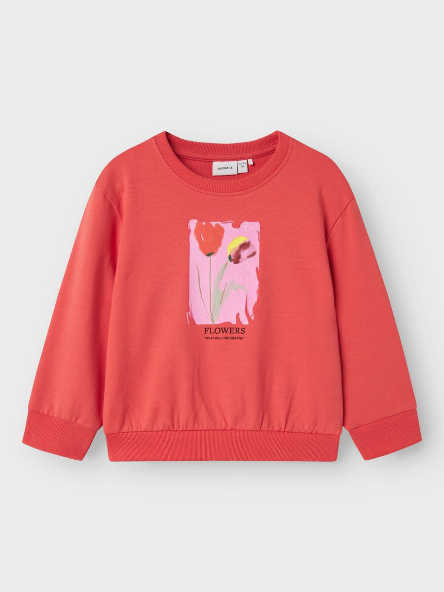 Name it BIOLOGISCH KATOEN SWEATSHIRT, Spiced Coral, highres - 13244203_SpicedCoral_003.jpg