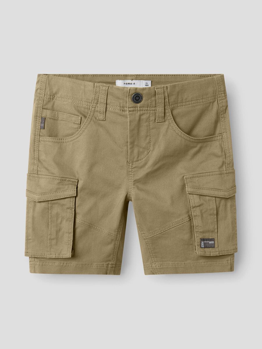 name it REGULAR FIT SHORTS, Kelp, highres - 13198124_Kelp_003.jpg