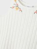 Product image thumbnail - BRODERAD ÄRMLÖS TOPP, White Alyssum | 4