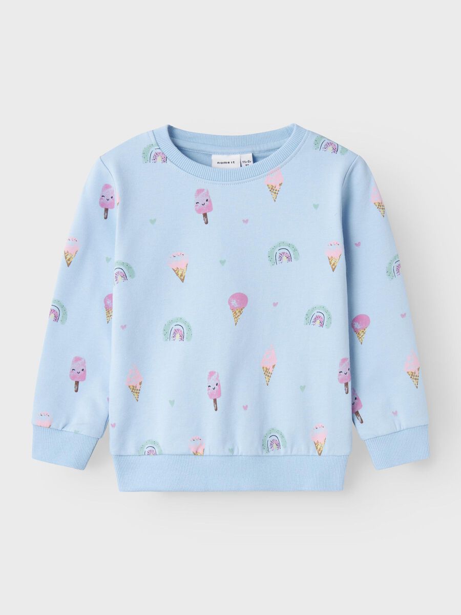 name it REGULAR FIT SWEATSHIRT, Chambray Blue, highres - 13242600_ChambrayBlue_003.jpg