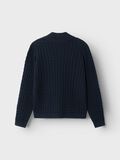 Product image thumbnail - CABLE KNITTED CARDIGAN, Dark Sapphire | 2