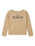 Name it GLITTER SWEATSHIRT, Brown Rice, highres - 13184357_BrownRice_001.jpg